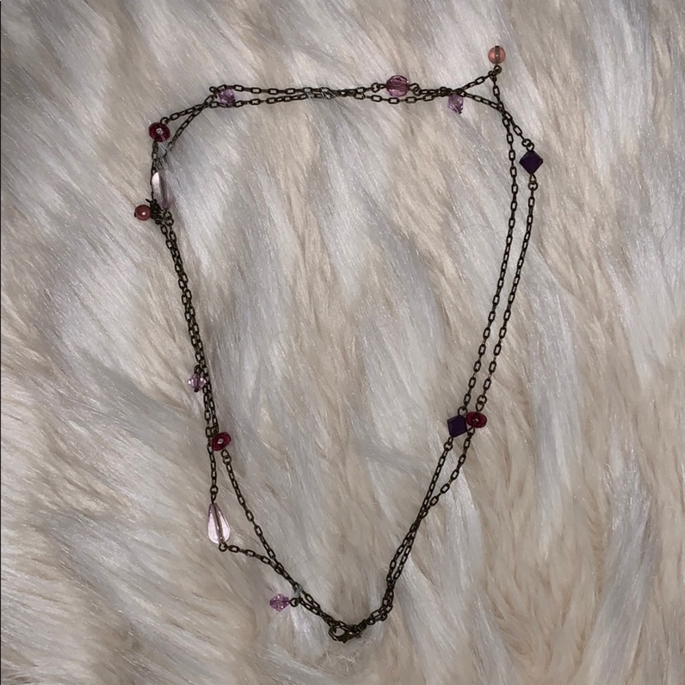 Purple necklace